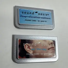 Sc-300-01 Sound Oasis Advanced Sleep Therapy System 2 Cards Ear Wellness