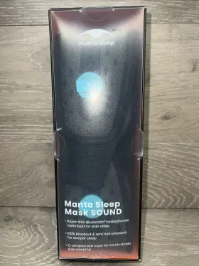 Sound Sleep 860009138636 Manta Mask With Bluetooth Headphones 100% Blackout