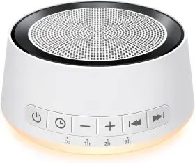 Soundme 711181783391 Sound Machine Night Light White Noise With 30 Soothing Sounds 12 Colors