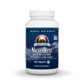 Source Naturals 021078003588 Nightrest With Melatonin 100 Tablets