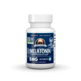 Sn0556 Source Naturals Sleep Science Melatonin Helps Promote 60 Count Pack Of 1