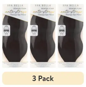 88162 Spa Bella 3 Pack Memory Foam Sleep Mask