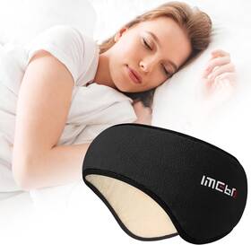 Spacepower 764283544674 Sleep Mask And Earmuffs For - 2 In 1 Eye Ear Comfortable Black