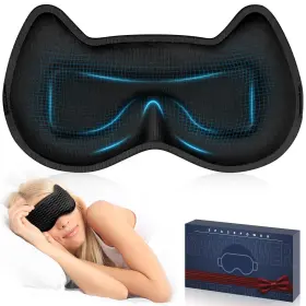 Spacepower 764283544742 Sleep Eye For Women Men Blackout Contoured Cup Sleeping With Adjustable Strap