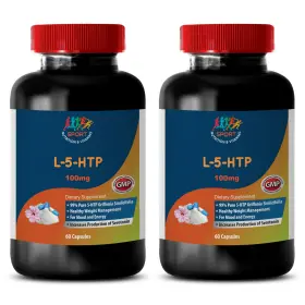 Sport Nutrition & Vitamins 619863085439 Natural Sleeping Pills - Pure 99% L-5 Htp 100mg Reduce Migraine Frequency 2b
