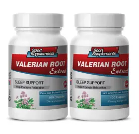 Sport Supplements 739862183032 Valerian Essential Oil - Extract 4 1 125mg Help Restless Nights 2b