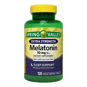 2m076s02282g Spring Valley Extra Strength Melatonin Tablets Dietary Supplement 10 Mg 120 Ct
