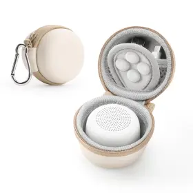 040107 Sqero Carrying Case For Babelio White Noise Machine Mini Sound S Beige