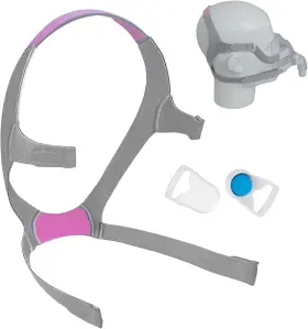 Stonespace 705353773433 Airfit F20 Headgear Medium With Clips Replacement Straps For Pink