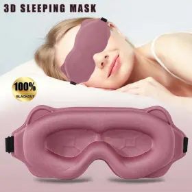 Styledome 711334732551 3d Sleeping Mask Block Out Light Soft Padded Sleep For Eyes Slaapmasker Eye
