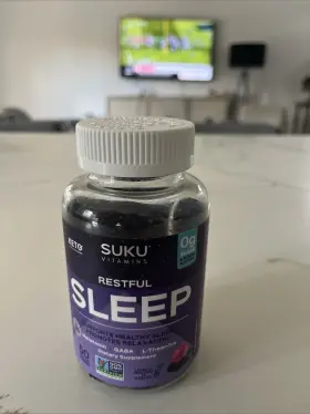 Suku Vitamins 628176472546 Restful Sleep 50 Pectin Gummies Melatonin Exp 10/2026 New And Sealed