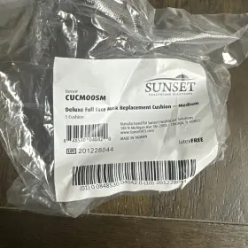 Cucm006m Sunset Healthcare Solutions 1 Ea Replacement Cushion For Nasal Cpap Mask Medium