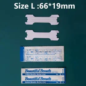 Supreme-goodsoutlet 313090496432 200/100pcs Transparent Breath Nasal Strips 2 Supports Stop Snoring Right Aid Nos