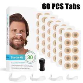 30days Supreme-goodsoutlet 445018195134 30days/box Nasal Breathing Dilators Starter Kits Magnetic Nose Strips Increase S