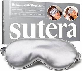 Sutera 810037749700 Hydroluna Silk Eye Mask For Sleeping - Hyaluronic Acid Hydrates Skin New
