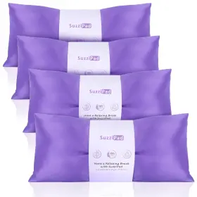 Sps-117-4 Suzzipad 4 Pk Lavender Eye Pillows For Relaxation With Aromatherapy Weighted Sleep Mask