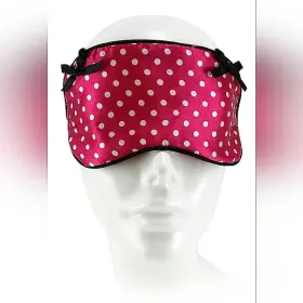 47207 Swissco Pink Polka Dot Sleep Mask Barbiecore Classic Comfy Colorful Feminine Gift Travel