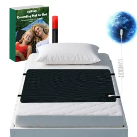 Queen60 Swrswr Grounding Mat For Bed Pad Sleeping - Anti-slip Pu Leather Grou