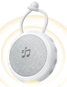 Sympa 191280036800 Portable Sound Machine Baby With 10 Natural Soothi