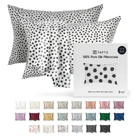 Tafts 850056144278 Silk Pillow Cases - 22mm 100% Pure Mulberry 6a Pillowcase For Hair