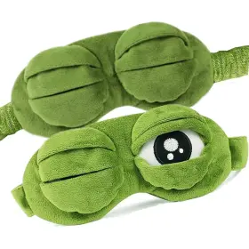 Tanbt 708315007102 2 Pcs Sleep For Girls Women Men Funny Cute Contoured Blackout Frog Cat Dog An