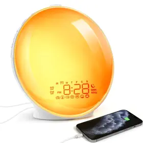 Taofwter 733039979206 Machine With Sunrise Sunset Adults Sleeping White Noise 2 Alarm Clo