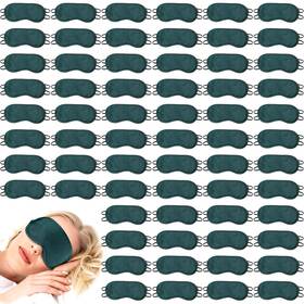Tarpop B0fbvx8rd2 200 Pcs Eye Mask Sleeping Blindfold Cover With Adjustable Strap For G