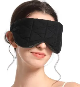 B0d6xkfpf1 Telepepe Microwave Activated Warm Eye Compress Heated Mask For Dry Eyes Black Gray