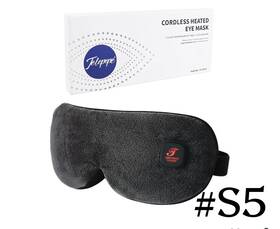 Telepepe Te-he630 Heated Eye Mask Cordless Warm Compress For Dry Eyes Blepharitis Black