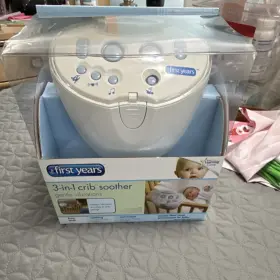 Y3094 The First Years Crib Soother Musical Vibration Sound- No Remote