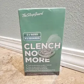 The Sleep Guard 060687651877 Mouth For Clenching Teeth Night Pack Of 4 2 Small And Large Sealed