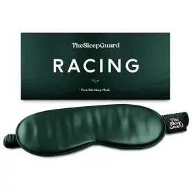 Thesleepguard 060687651976 Pure Silk Sleep Mask 22 Momme Light Blocking Black Travel Eye