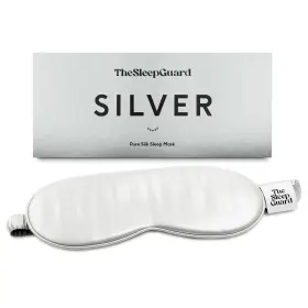 Thesleepguard 060687652027 Pure Silk Sleep Mask 100% 6a Mulberry 22 Momme Light Blocking Travel
