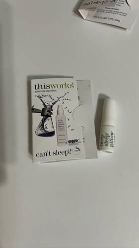 This Works 810146019325 Deep Sleep Pillow Spray 2.5ml .08oz Travel Relax Fall Asleep Aroma