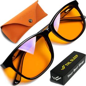 Thl Sleep Blb18b Orange Blue Light Blocking Glasses For Better - 99.5% Premium Acetate O