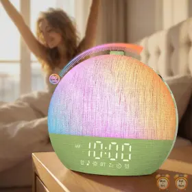 Yf01-g Thybro Calm And Gradual Sunrise Alarm Clock 30 Min Slow Rise Natural Wake Up Light 20