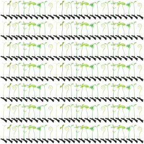 B0fdpwj1n7 Tigeen 200 Pcs Rave Sprouts Bean Sprout Funny Hair Clips Mixed Style Plant Hairp