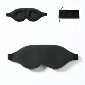Tim & Tina 618202889691 And 3d Sleep Eye Mask Blindfold For Men 1 Count Pack Of Black
