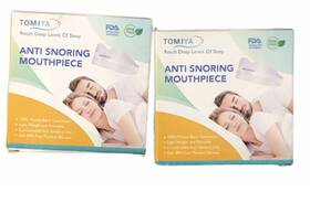 Tomiya 639725457754 2x Anti Snoring Mouthpiece Fda Approved Bpa Free Medical Silicone Nib