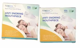 Tomiya 639725457754 2x Anti Snoring Mouthpiece Fda Approved Bpa Free Medical Silicone Nib