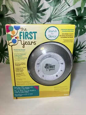 Tomy 071463073528 The First Years Sounds For Silence Premium Nursery Sound Machine Nib