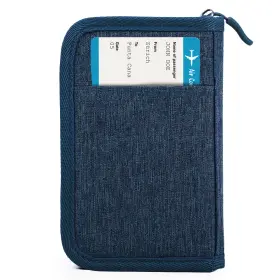 Topbag 717661425980 Passport Holder For Travel Women Rfid Blocking Single - Reddish Blue