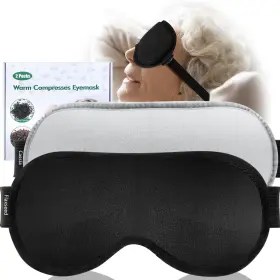 Topoint 601982169206 Heated Eye 2-packs Moist Warm Compress Microwave With Flaxseed Cassia