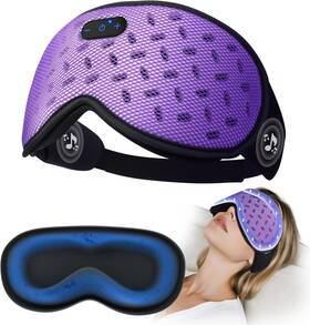 Topoint 652569876345 Sleep Mask Headphones Bluetooth 5.4 With 3d Removable Hot And Cold Compress Topoi