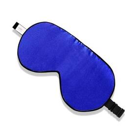 Topp Textile Mask1600008 100% Natural Silk Sleep Mask Blindfold Adjustable Super-smooth Soft Royal Blue