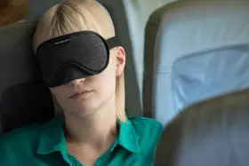 Travelon 025732048601 New Cool Gel Eye Mask Charcoal Gray