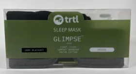 Trtl 810015220696 Glimpse Sleep Mask 100% Blackout - Gray