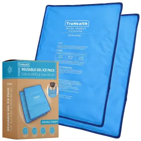 900147 Truhealth Extra Large Reusable Gel Ice Pack 2-pack - Fsa Hsa Approved Hot And Cold Ther