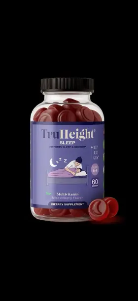 X003jzc9hv Truheight Sleep Gummies Mixed Berry Flavor 60 Count Gmo-free