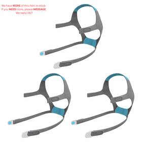 Trustkare Tk-head-f20-l 3 Pack F20 Large Size Replacement Headgear Straps Blue